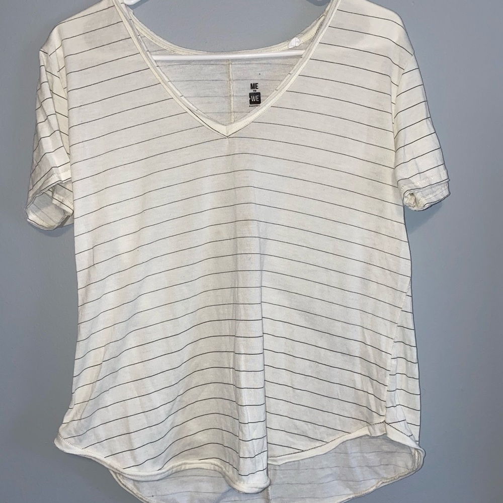 Striped short sleeve tee